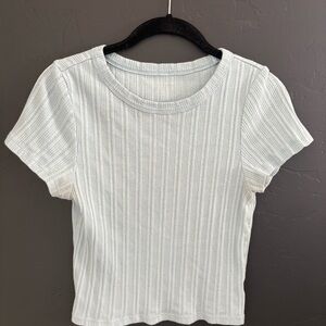 Classic Ribbed babydoll tee